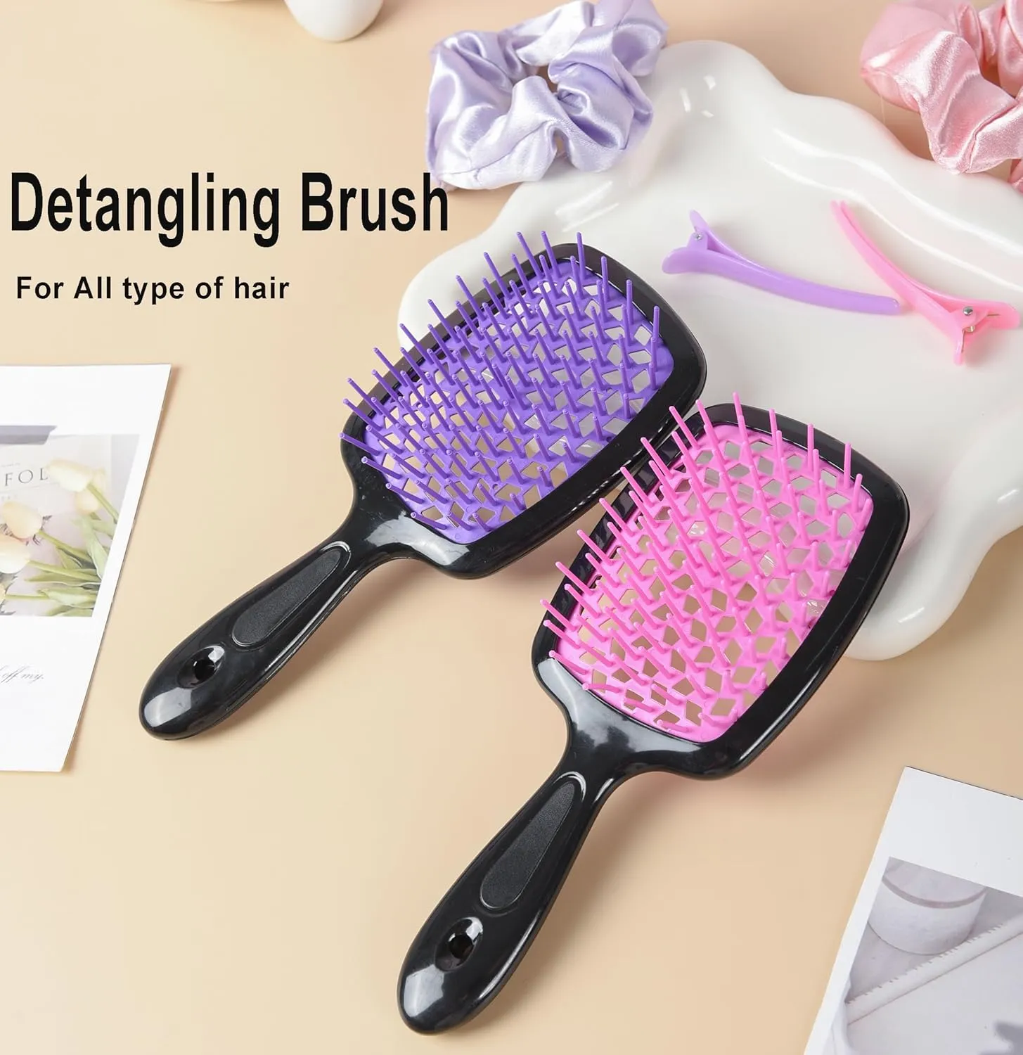 12 Pcs Hair Styling Brush Set - Image 3
