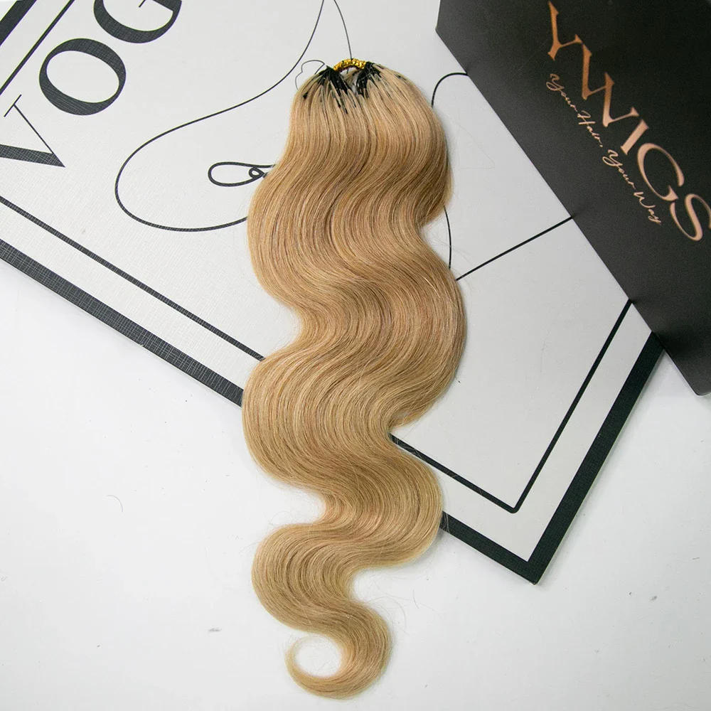 #27 Honey Blonde Body Wave Human Crochet Hair - Image 4