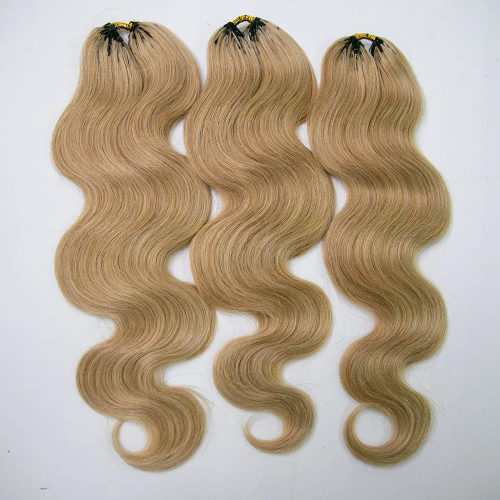 #27 Honey Blonde Body Wave Human Crochet Hair - Image 5
