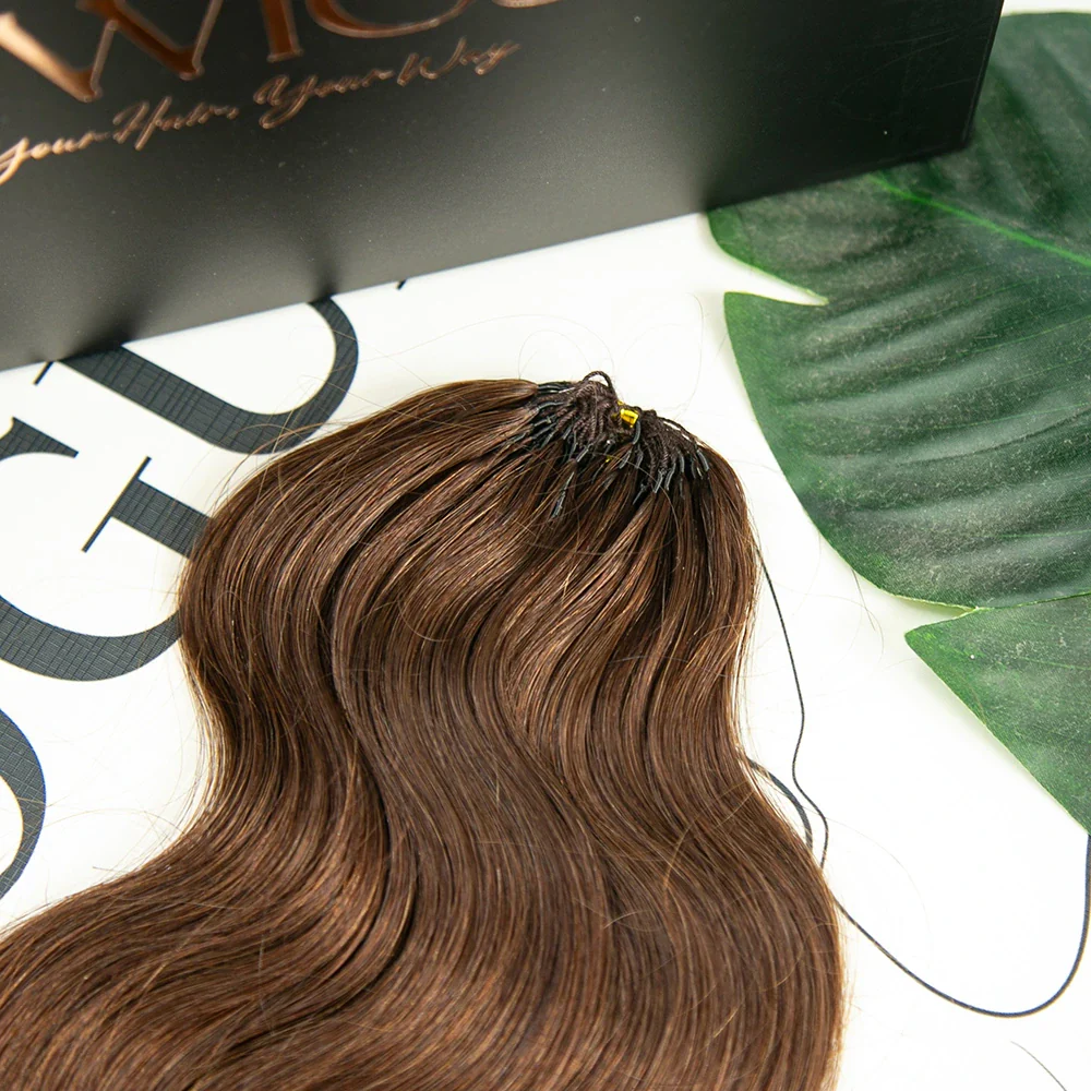 #4 Medium Brown Body Wave Human Crochet Hair - Image 8