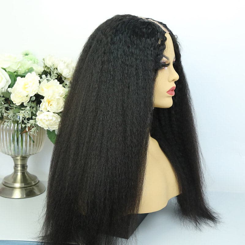 Brazilian Kinky Straight Texture U Part Wigs AU11 - Image 5