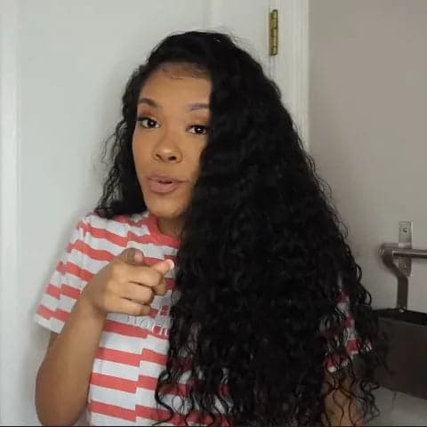 Brazilian Water Wave HD Lace 5x5 Closure Wig AFB97 - Image 2