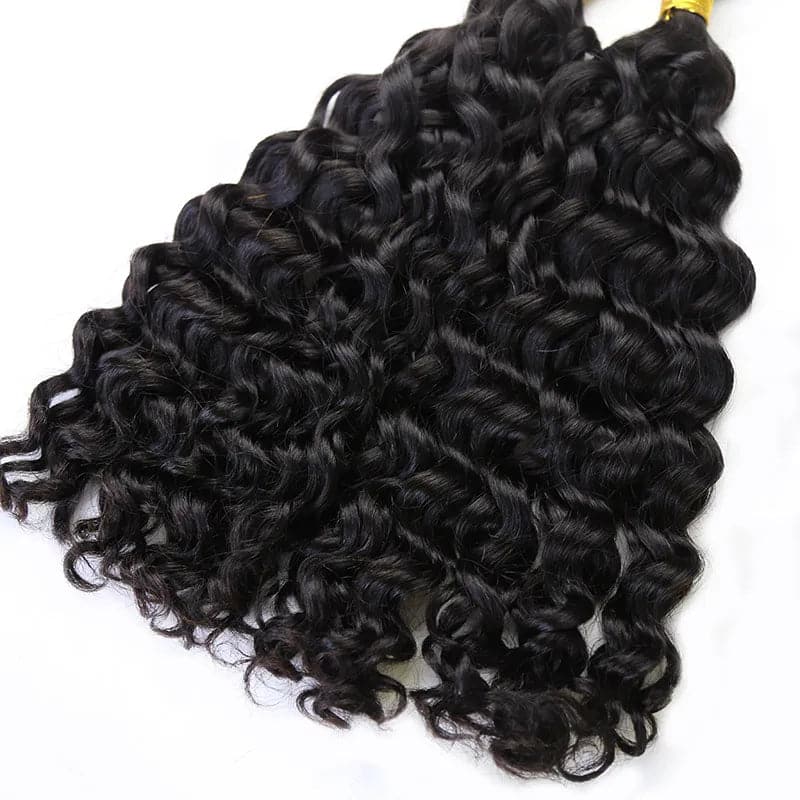 Double Drawn Burmese Natural Wave Human Braiding Hair - Image 8