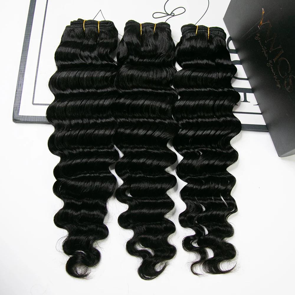 Cambodia Virgin Hair Loose Deep Wave Weft Bundles Human Hair