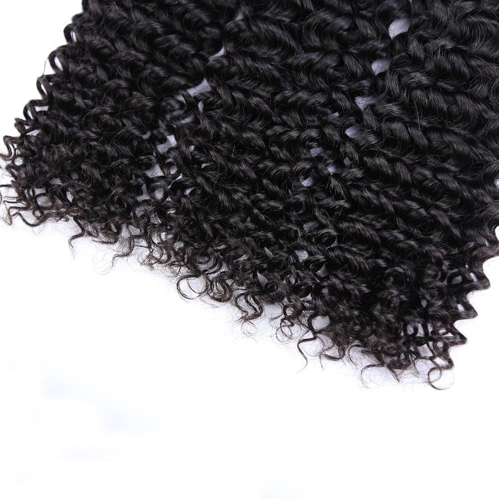 Deep Curly Human Hair Bundles Natural Color Cambodia Virgin Hair - Image 4