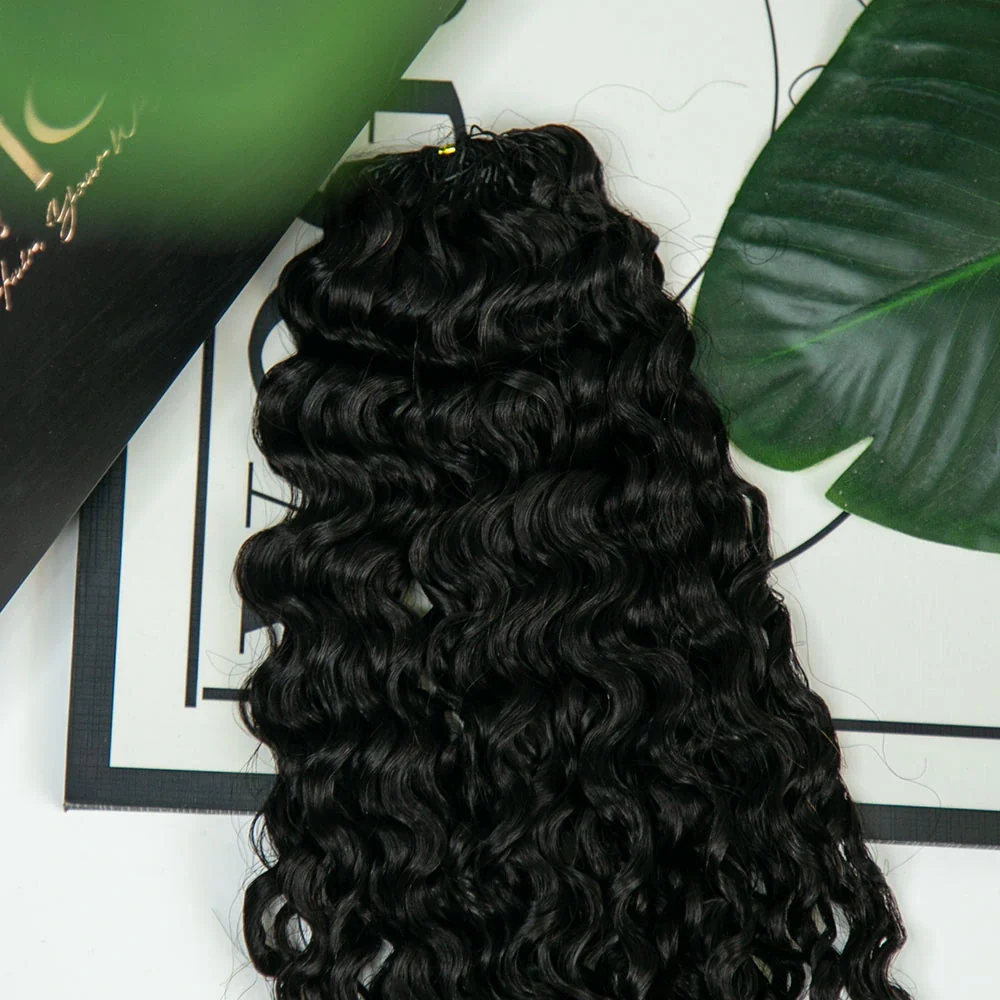Half Wig & Miracle Knots Braids Human Crochet Hair Extensions - Image 9