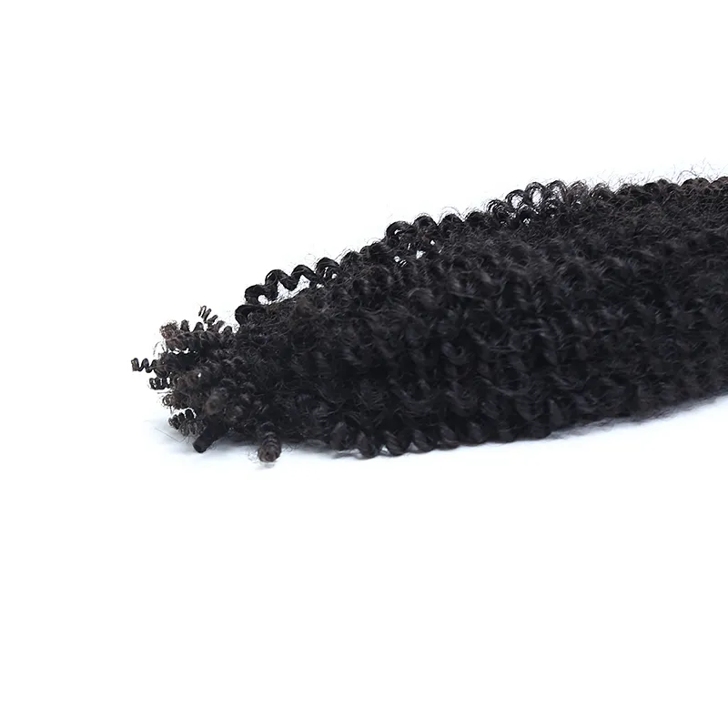 Human Hair Spring Twist Hair Extensions Natural Color - Image 14