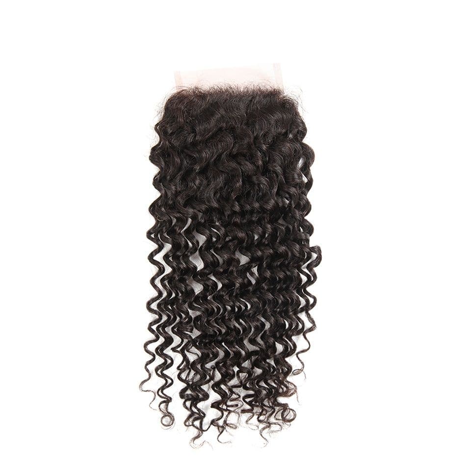 Jerry Curly Brazilian Hair Bundles with 5x5 HD Lace Closure PSB15 - Image 3