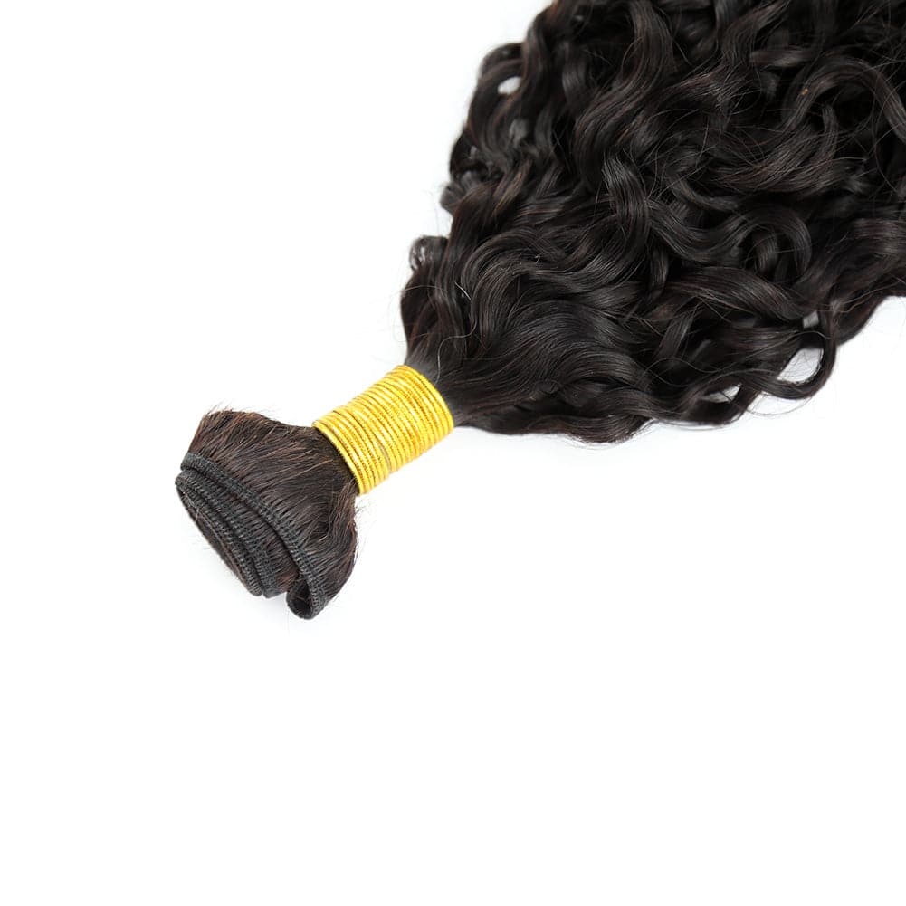 Jerry Curly Brazilian Human Hair Bundles Natural Color Cambodia Virgin Hair - Image 6