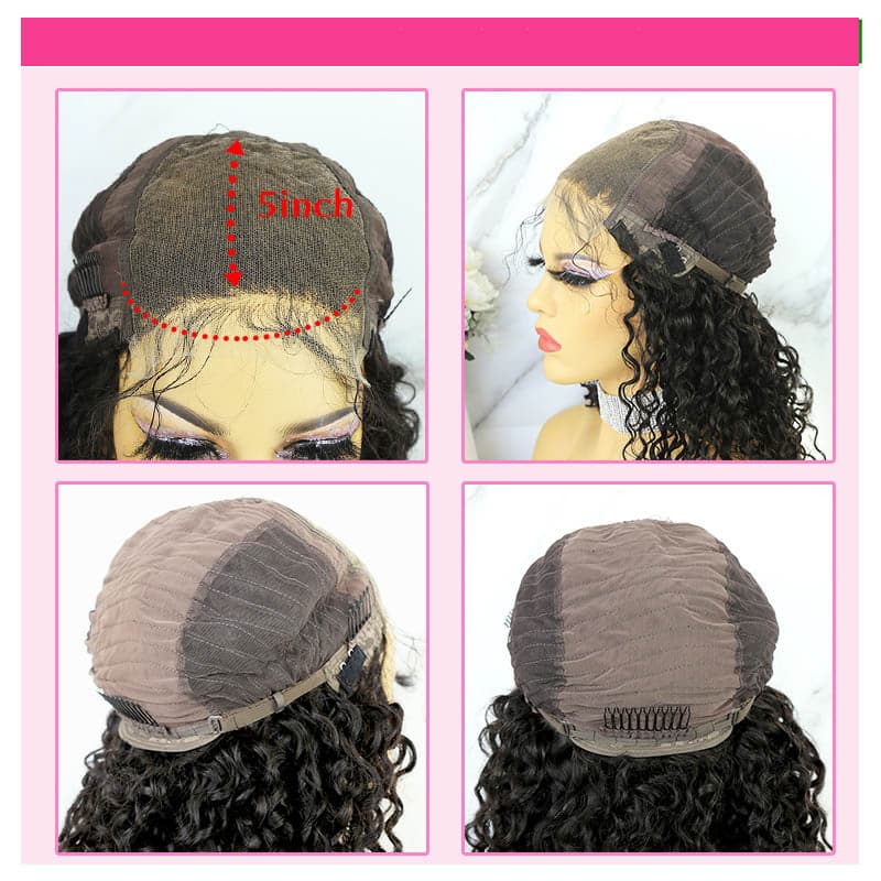 Joie - Kinky Curly HD Lace 5X5 Lace Closure Wig - Image 5
