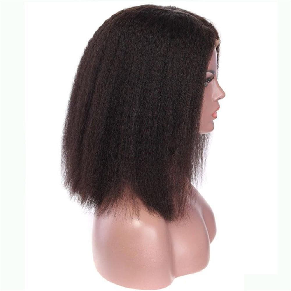Kinky Straight 13 x 6 Lace Front Bob Wig BOB2S - Image 5