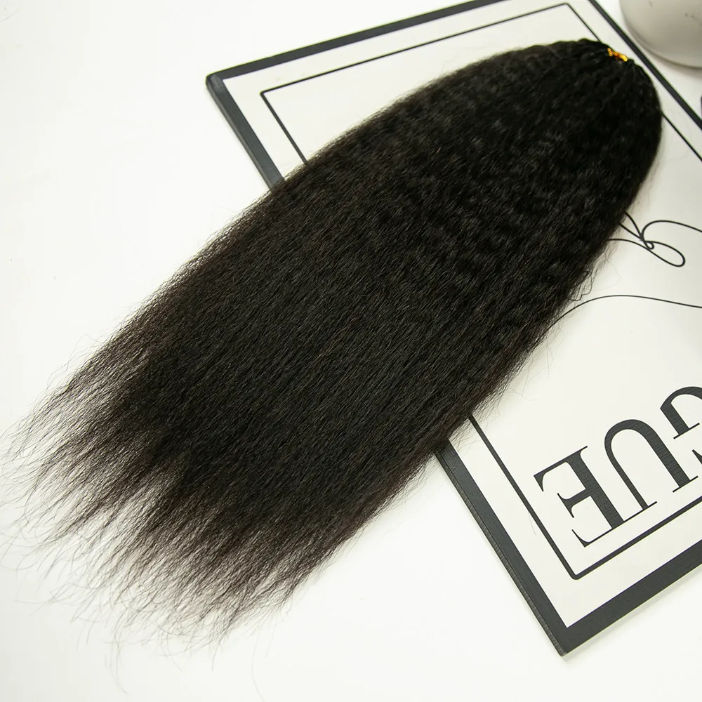 Kinky Straight Human Crochet Hair - Image 6
