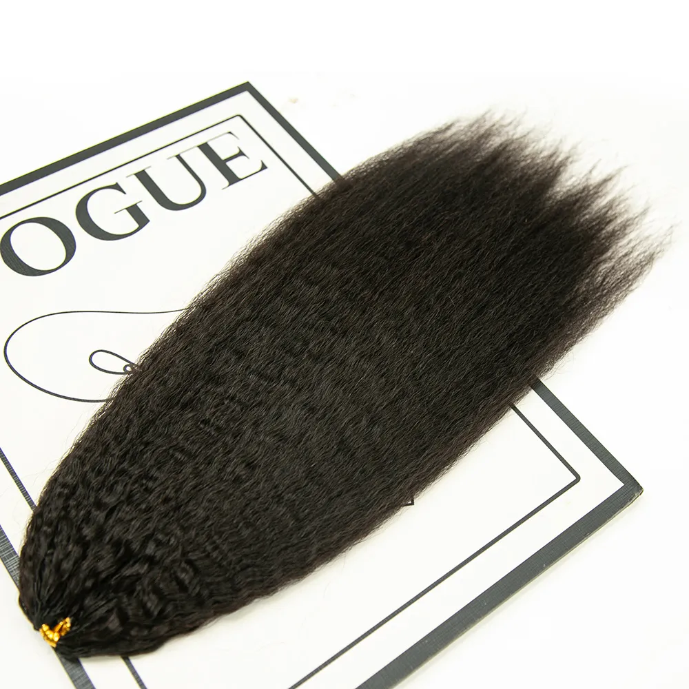 Kinky Straight Human Crochet Hair - Image 9