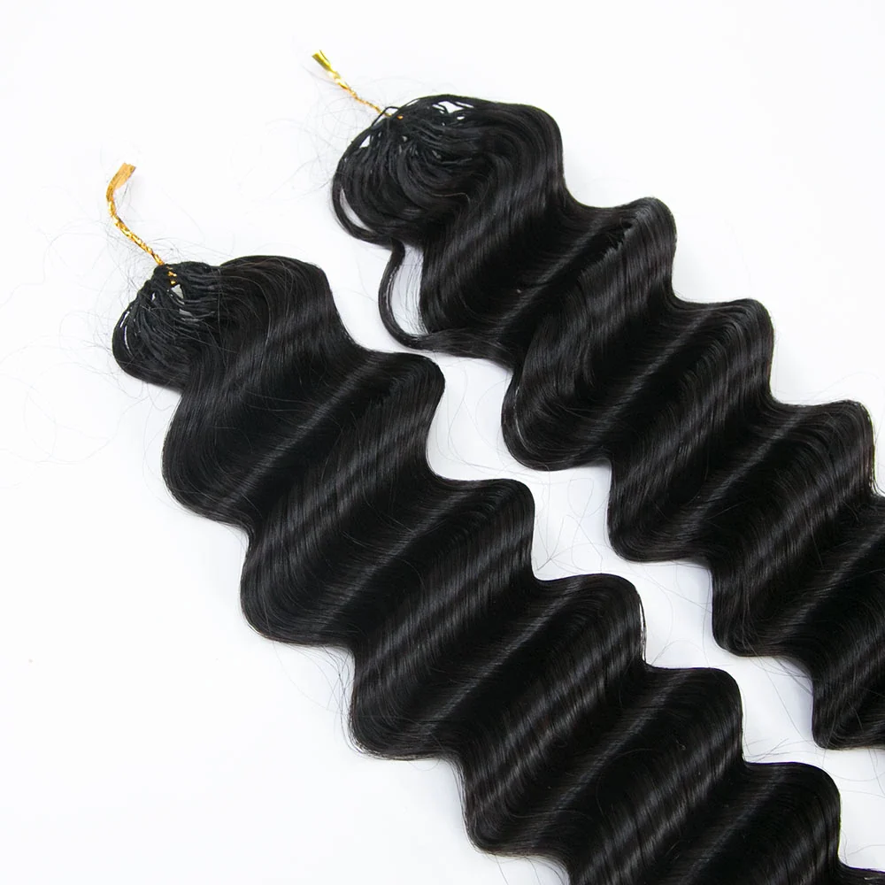 Human Crochet Hair Deep Wave for Miracle Knots - Image 9