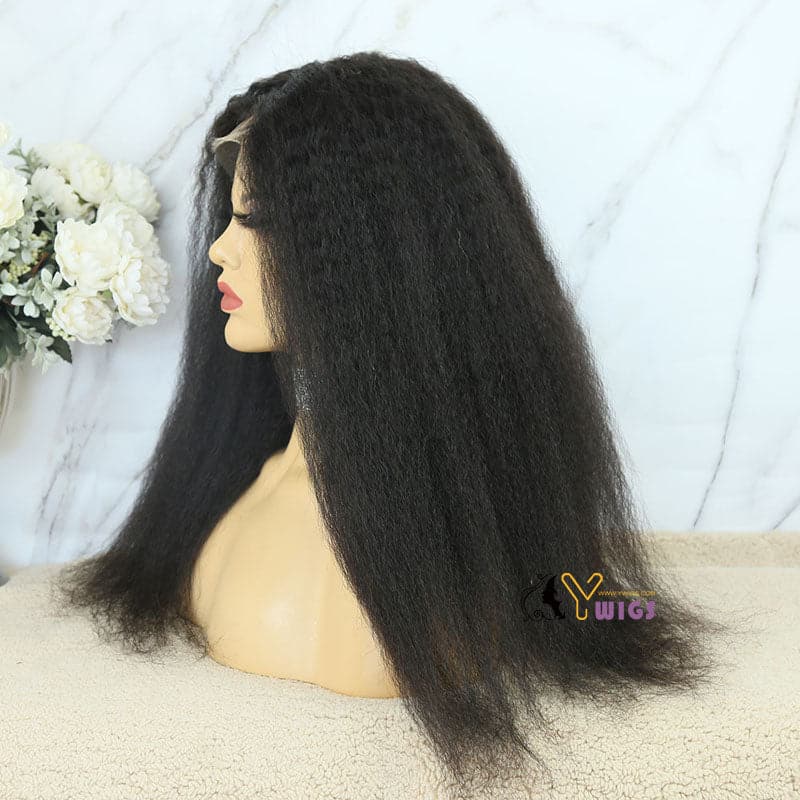 Lola Kinky Straight HD Lace 5X5 Lace Closure Wig - Image 4