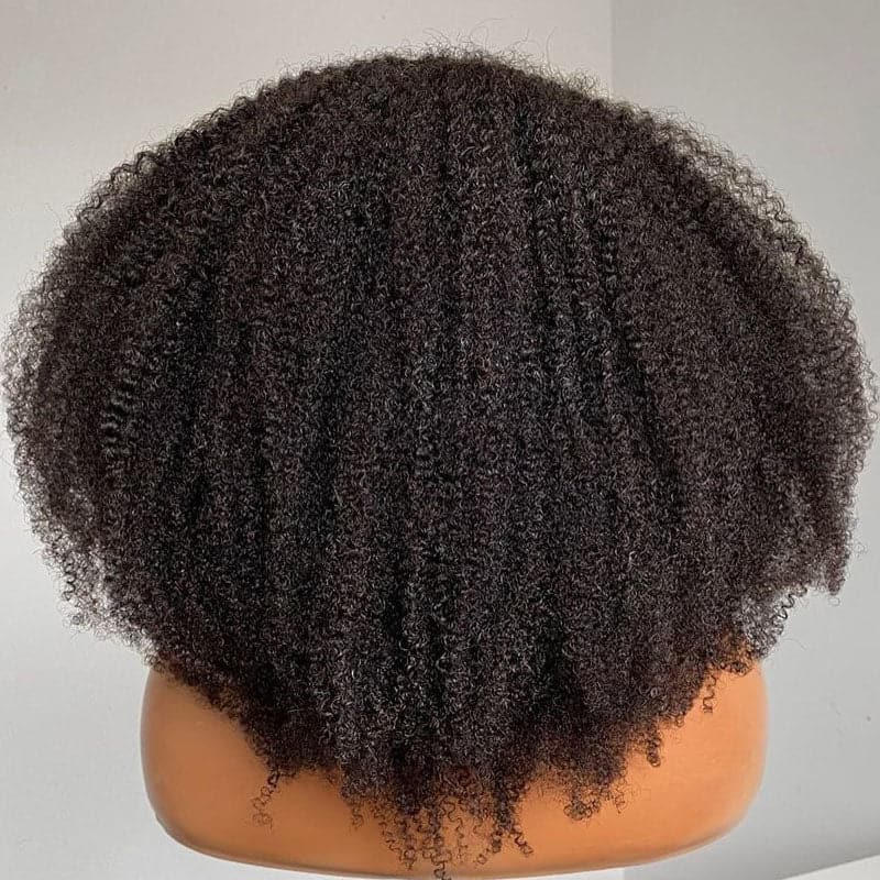 Middle Part 4B/4C Kinky Curly U Part Wig AU54 - Image 3