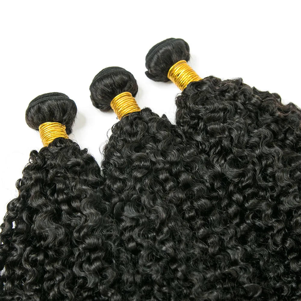 Cambodia Virgin Hair Multi-Textured Kinky Curly Weft Bundles Human Hair - Image 5