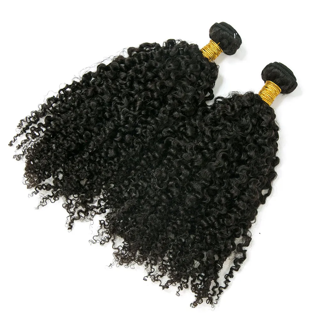 Cambodia Virgin Hair Multi-Textured Kinky Curly Weft Bundles Human Hair - Image 7