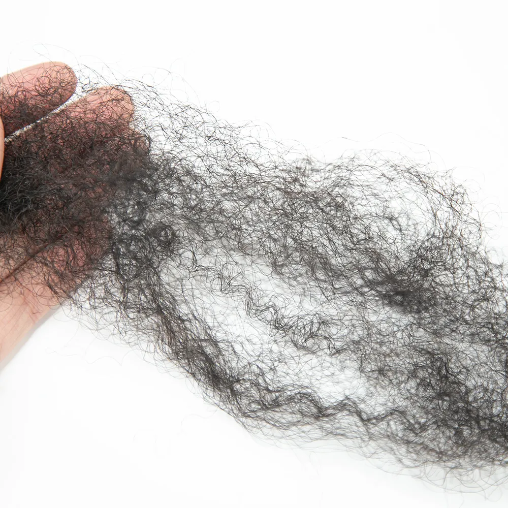 Upgraded Natural Color Afro Kinky Bulk Human Hair (50g per pack) - Image 9