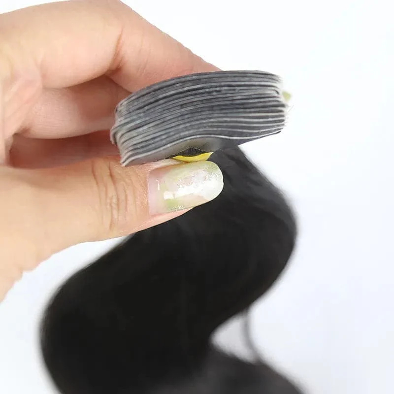 Body Wave Tape In Hair Extension - Image 5