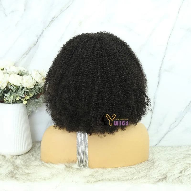 Ruth Kinky 4B-4C Human Hair Headband Bob Wig - Image 6