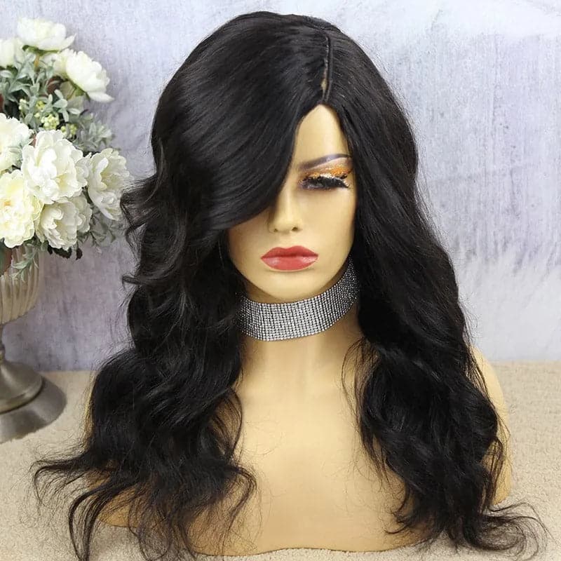 Side Part Bangs Body Wave U Part/V-Part Wig AU24 - Image 3
