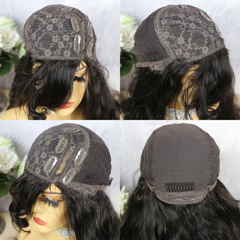 Side Part Bangs Body Wave U Part/V-Part Wig AU24 - Image 7