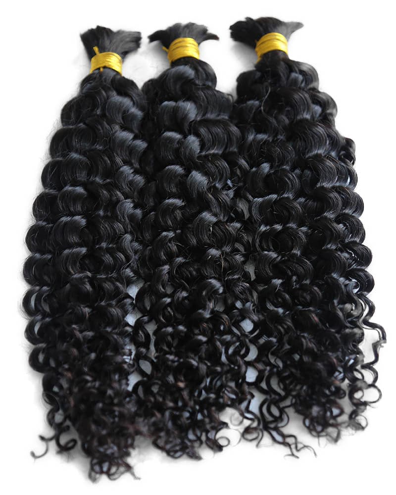 Spanish Curl Bulk Hair Extensions for Braiding - Image 11