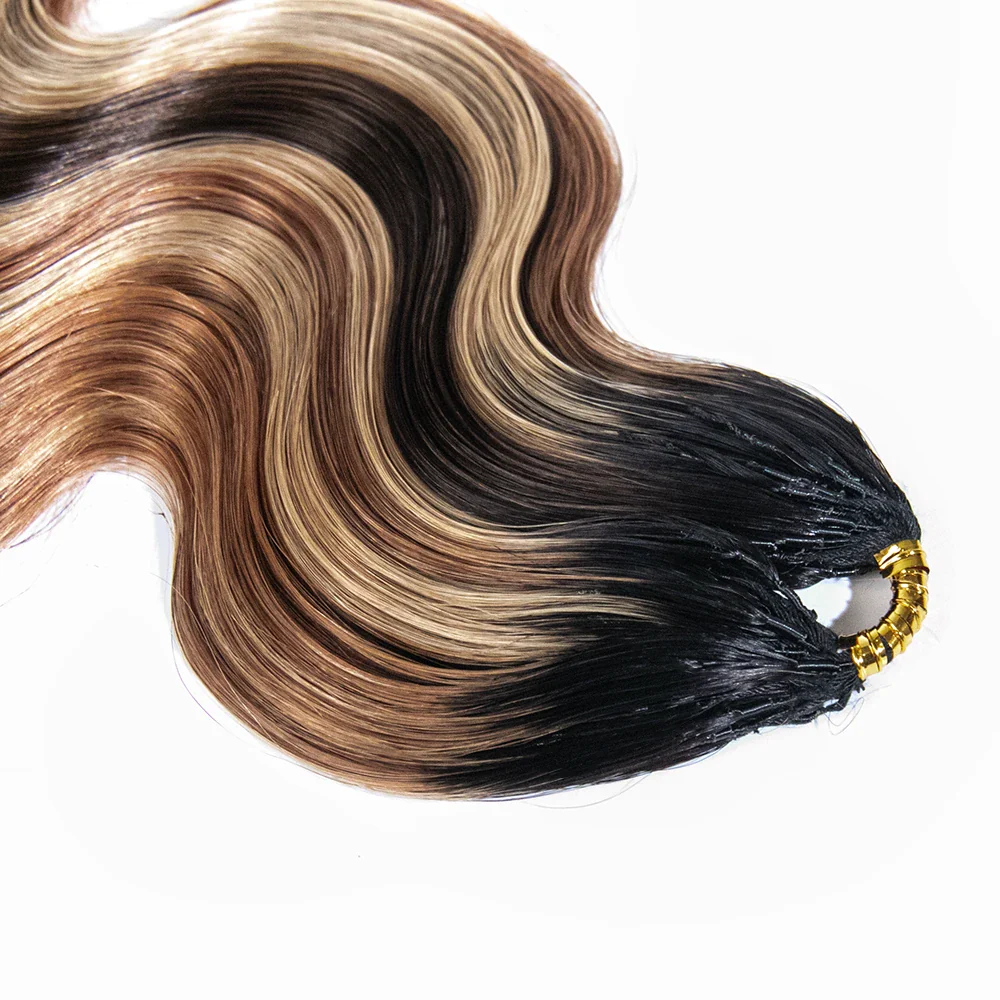 #T1B/4/27/30 Mix Blend Body Wave Human Crochet Hair - Image 3