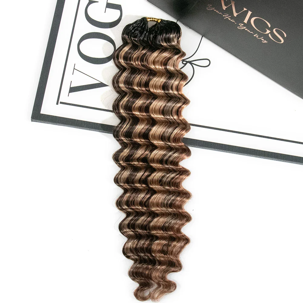 #T1B/4/27/30 Mix Blend Deep Wave Crochet Human Hair - Image 3