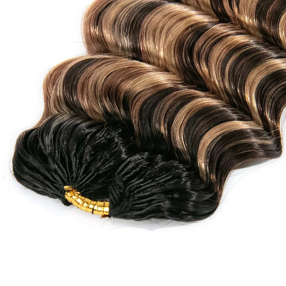 #T1B/4/27/30 Mix Blend Deep Wave Crochet Human Hair - Image 5