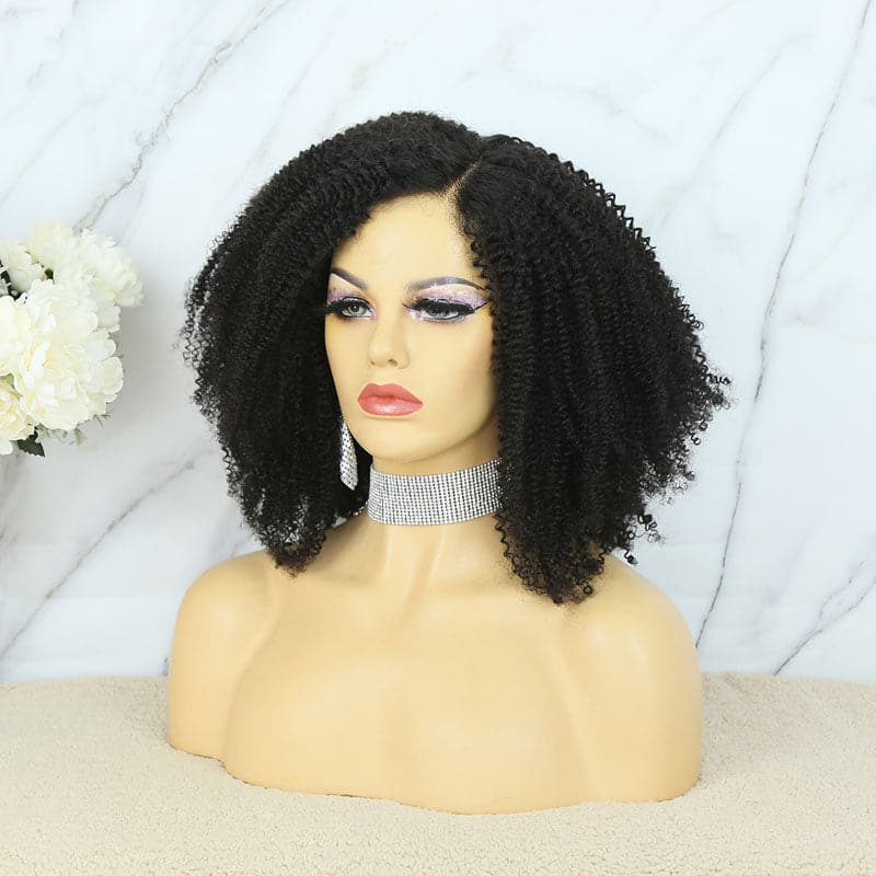 Uche - Afro Kinky Curly HD Lace 5X5 Lace Closure Wig - Image 3