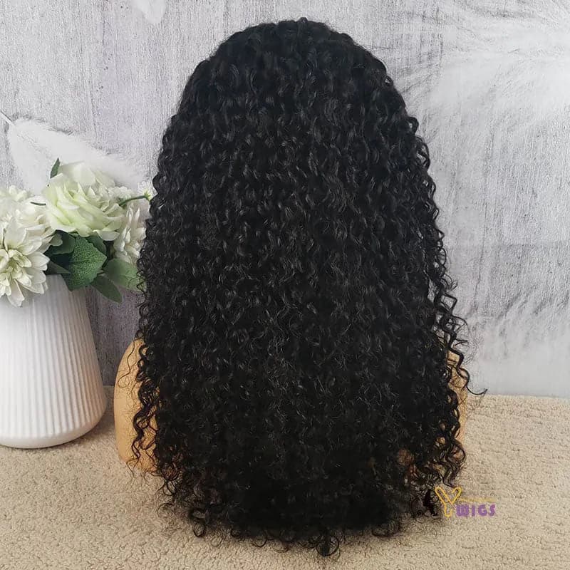Undetectable Skin Melt Clear Lace Water Wave Brazilian 13 x 6 Lace Front Wig LFC05 - Image 6