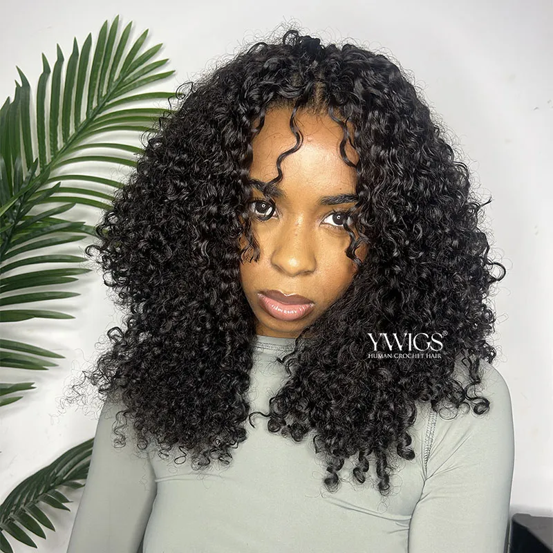 Ywigs Burmese Water Curly Human Crochet Hair - Image 3