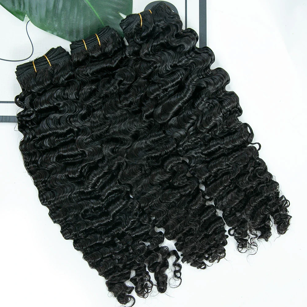 Cambodia Virgin Hair Water Deep Wave Weft Bundles Human Hair