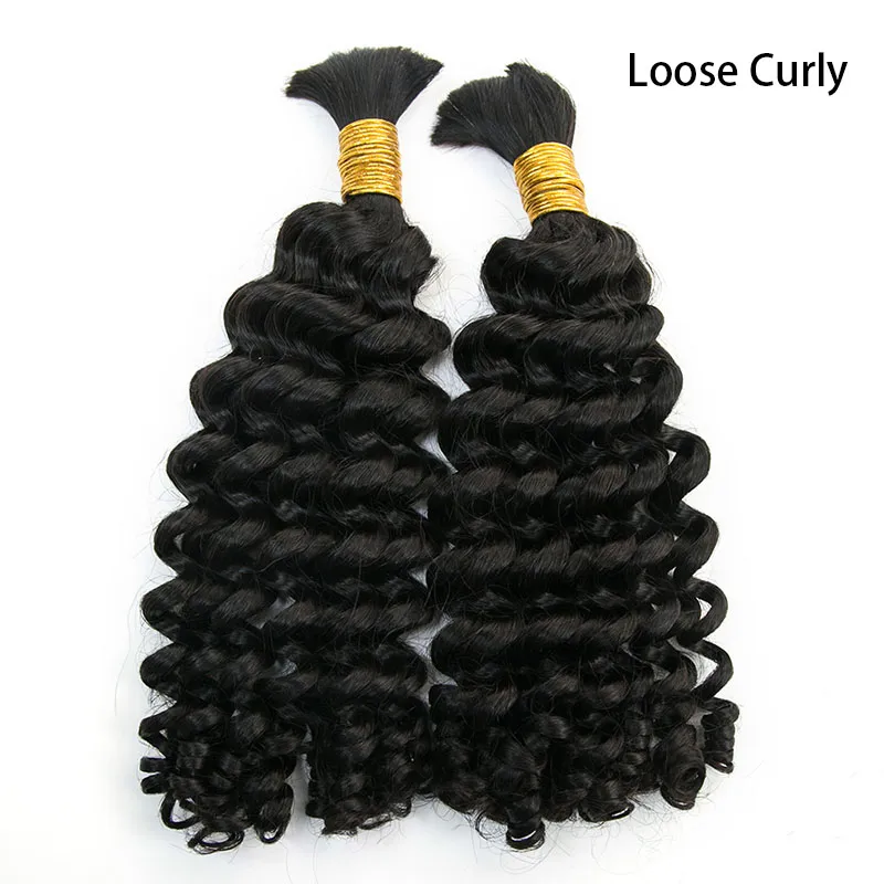 Wholesale - Boho Human Hair Bulk for Braiding (Price for 1 Bundle) - Image 4