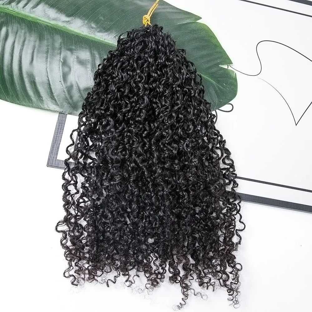 Wholesale - Natural Black Crochet Hair Extensions Human Hair (50 Strands Per Bundle) - Image 11