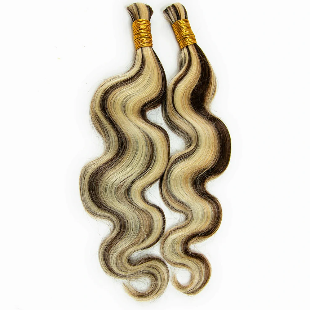 Wholesale - Mix Color Blend Body Wave Human Braiding Hair (Price for 1 Bundle) - Image 3